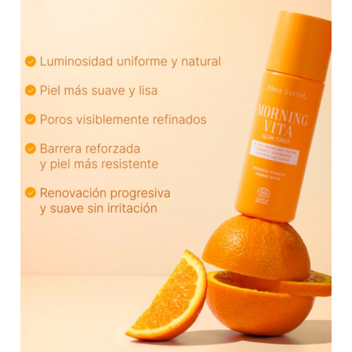Alma Secret - Lotion tonique exfoliante active Morning Vita Glow