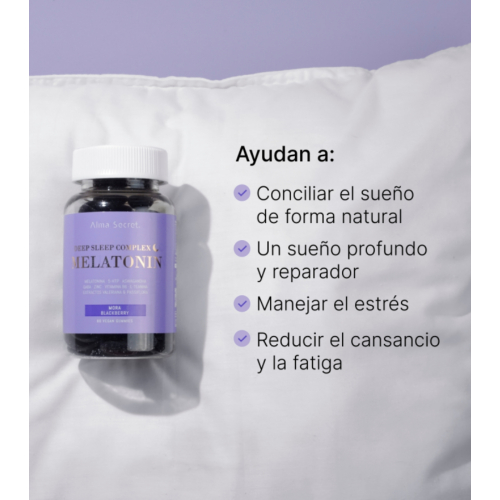 Alma Secret - Gommes vitaminées pour un sommeil de qualité Deep Sleep Complex C Melatonin