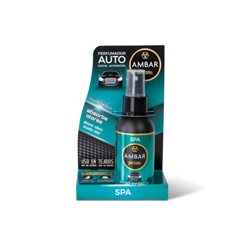 AMBAR Perfums - Spray désodorisant pour voiture - Spa