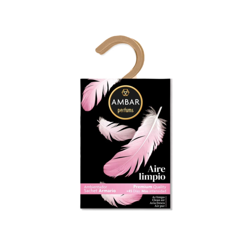AMBAR Perfums - Désodorisant en sachet pour garde-robe - Air pur