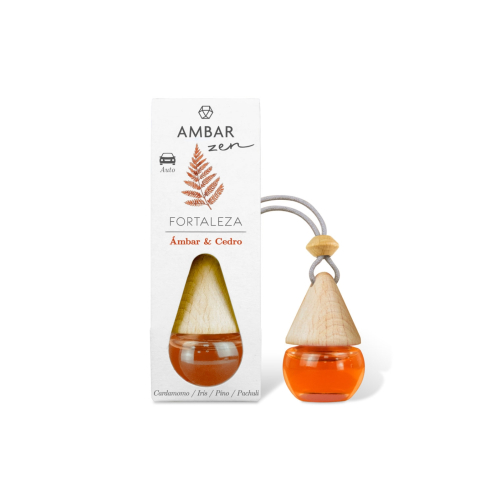 AMBAR Perfums - *Zen* - Désodorisant pour voiture - Intensité : Ambre et Cèdre