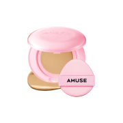 Amuse - Fond de teint Cushion Dew Power Vegan SPF50 PA++++ - 03: Honey