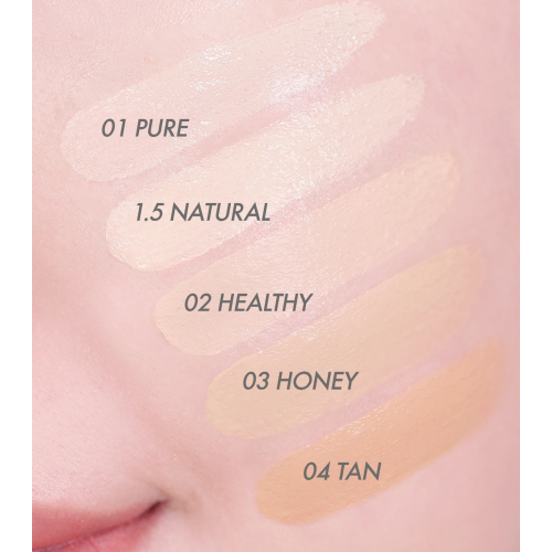 Amuse - Fond de teint Cushion Dew Power Vegan SPF50 PA++++ - 03: Honey