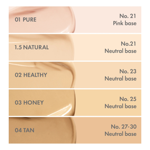 Amuse - Fond de teint Cushion Dew Power Vegan SPF50 PA++++ - 03: Honey