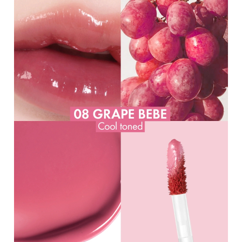 Amuse - Teinte à lèvres Bebe Tint - 08: Grape Bebe