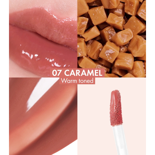 Amuse - Rouge à lèvres Jel-fit Tint - 07: Caramel