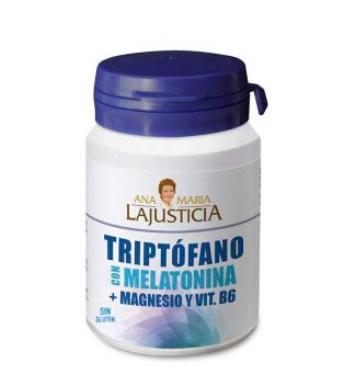 Ana María Lajusticia - Tryptophane avec mélatonine, magnésium et vitamine B6 - 60 comprimés
