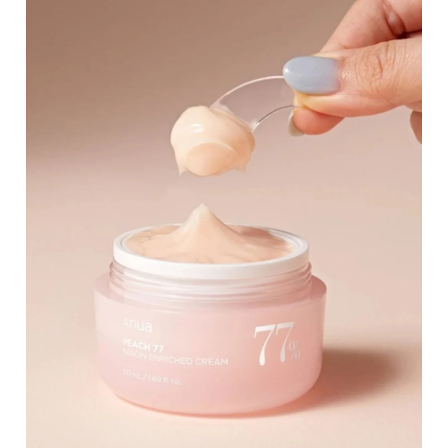 Anua - Crème enrichie à 77% d'extrait de pêche et de niacinamide