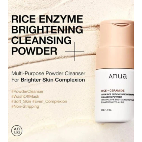 Anua - Nettoyant Rice Enzyme Brightening Cleansing Powder