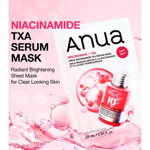Anua - Masque facial anti-taches Niacinamide TXA