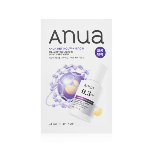 Anua - Masque facial raffermissant Retinol + Niacin
