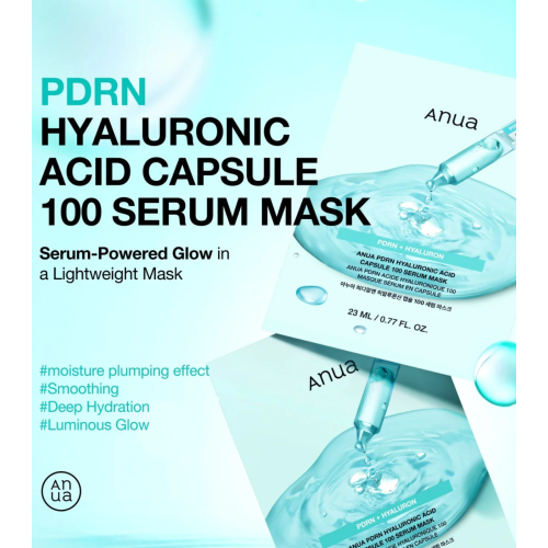 Anua - Masque sérum régénérant PDRN Hyaluronic Acid Capsule 100