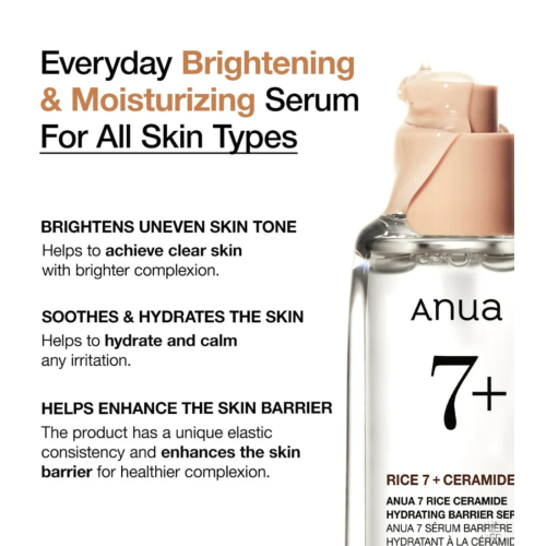 Anua - Sérum Hydratant Rice 7+ Hydrating Barrier