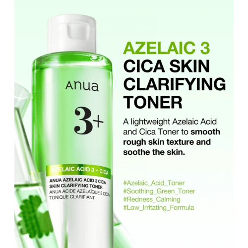 Anua - Tonique facial avec acide azélaïque Skin Clarifying Toner