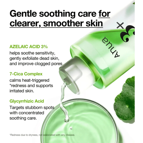 Anua - Tonique facial avec acide azélaïque Skin Clarifying Toner
