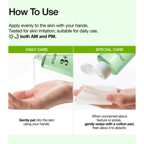 Anua - Tonique facial avec acide azélaïque Skin Clarifying Toner