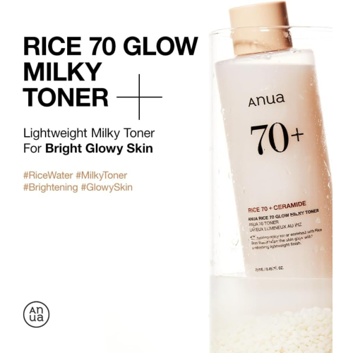 Anua - Tonique léger Rice 70 + Ceramide Glow Milky