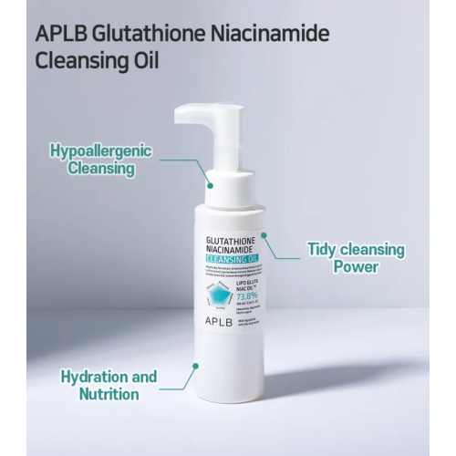 APLB - Huile nettoyante visage illuminatrice Glutathione Niacinamide