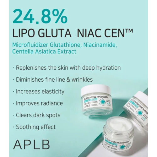 APLB - Crème Visage Illuminatrice Glutathione Niacinamide