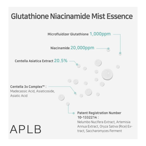 APLB - Essence pour le visage Glutathione Niacinamide