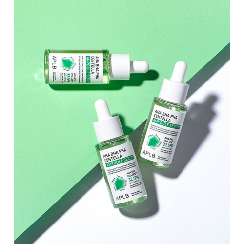 APLB - Sérum exfoliant visage AHA BHA PHA Centella Ampoule