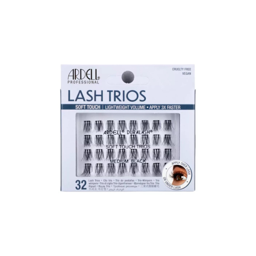 Ardell - Faux cils Soft Touch Lash Trios - Medium Black