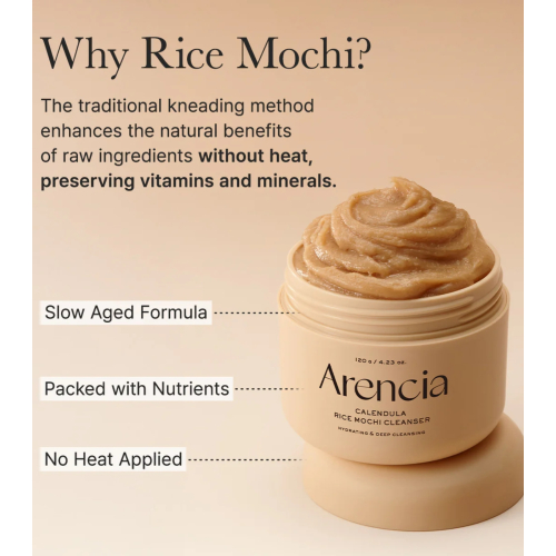 Arencia - Nettoyant visage Calendula Rice Mochi