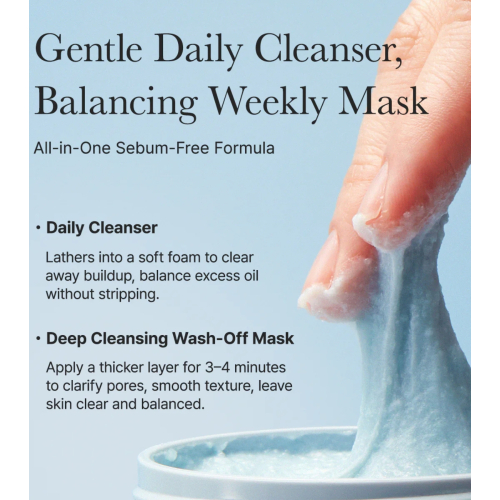 Arencia - Nettoyant visage Fresh Blue Hyssop Rice Mochi