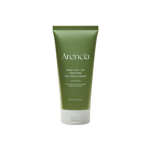 Arencia - Nettoyant facial Green Tea + LHA Deep Pore Rice Cake