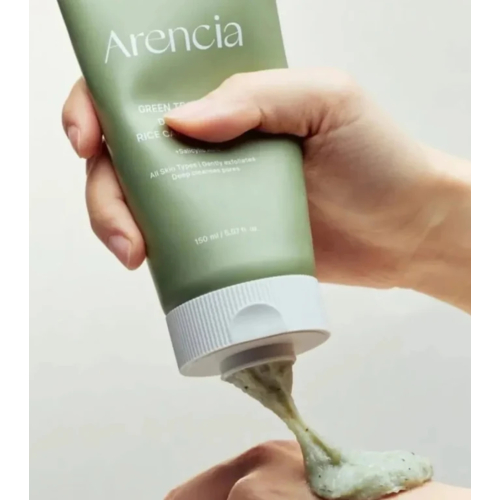 Arencia - Nettoyant facial Green Tea + LHA Deep Pore Rice Cake