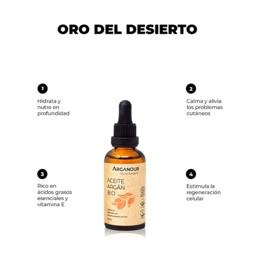 Arganour - Huile d'Argan Bio 100% pure