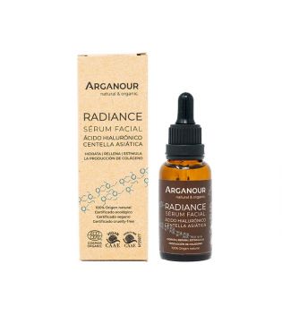 Arganour - Sérum visage à l'acide hyaluronique et à la centella asiatica Radiance