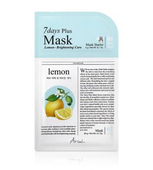 Ariul - Masque facial 7 Days Plus - Citron