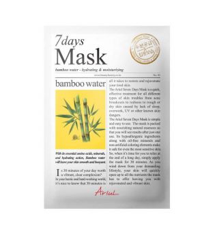 Ariul - Masque facial hydratant 7 Days - Eau de bambou