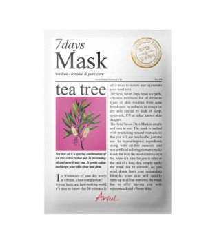 Ariul - Masque facial purifiant 7 Days - Arbre à thé