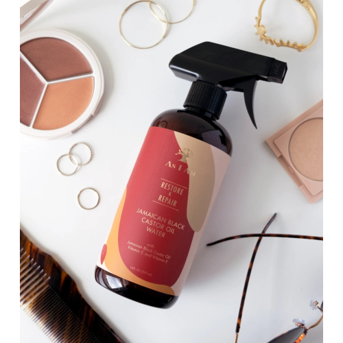 As I Am - Spray d'eau hydratant restaure et répare - Huile de ricin noire jamaïcaine