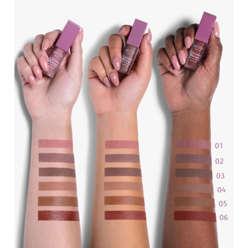 Astra Make-Up - Ombre à paupières liquide Chromo Therapy Mat Finish - 02: Velvet Entropy