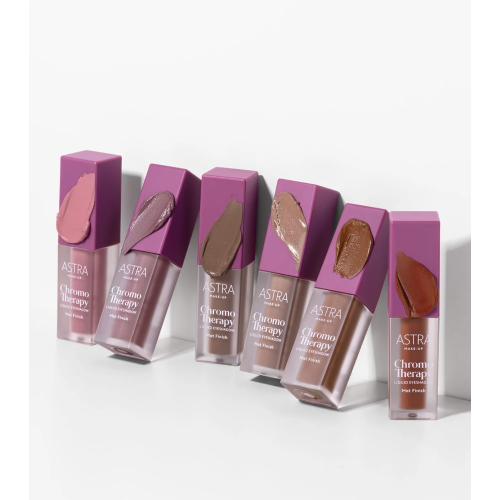 Astra Make-Up - Ombre à paupières liquide Chromo Therapy Mat Finish - 02: Velvet Entropy