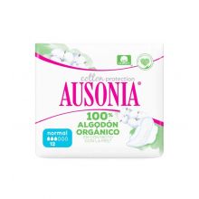 Ausonia - Compresses normales ailes Cotton Protection - 12 unités