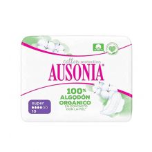 Ausonia - Coussinets Super wings Cotton Protection - 10 unités