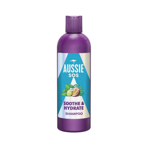 Aussie - Shampoing SOS Sothe & Hydrate - Cheveux secs