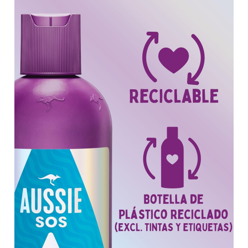 Aussie - Shampoing SOS Sothe & Hydrate - Cheveux secs