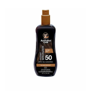 Australian Gold - Spray de protection solaire Gel avec actif bronzant - SPF 50