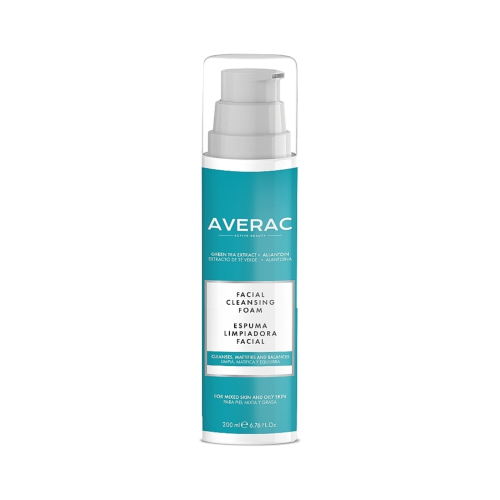 Averac Cosmetics - Mousse nettoyante visage - Pour peaux mixtes à grasses