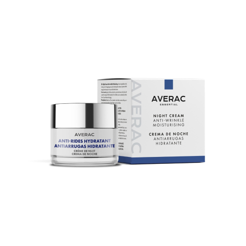 Averac Cosmetics - *Essential* - Crème de nuit hydratante anti-rides pour le visage - Tous types de peau