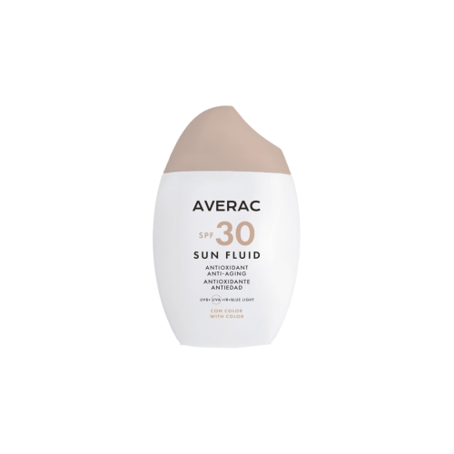 Averac Cosmetics - Crème solaire teintée anti-âge pour le visage - SPF30