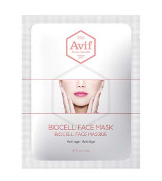 Avif - Masque bio-cellulose facial anti-âge