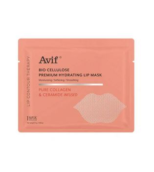 Avif - Patchs Lèvres Bio-Cellulose Hydratants Premium