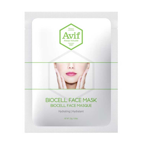 Avif - Masque hydratant bio-cellulose visage