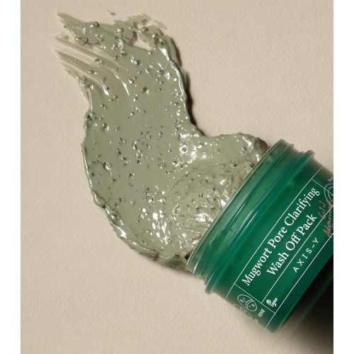 Axis-Y - Masque exfoliant pour le visage Mugwort Pore Clarifying Wash Off Pack
